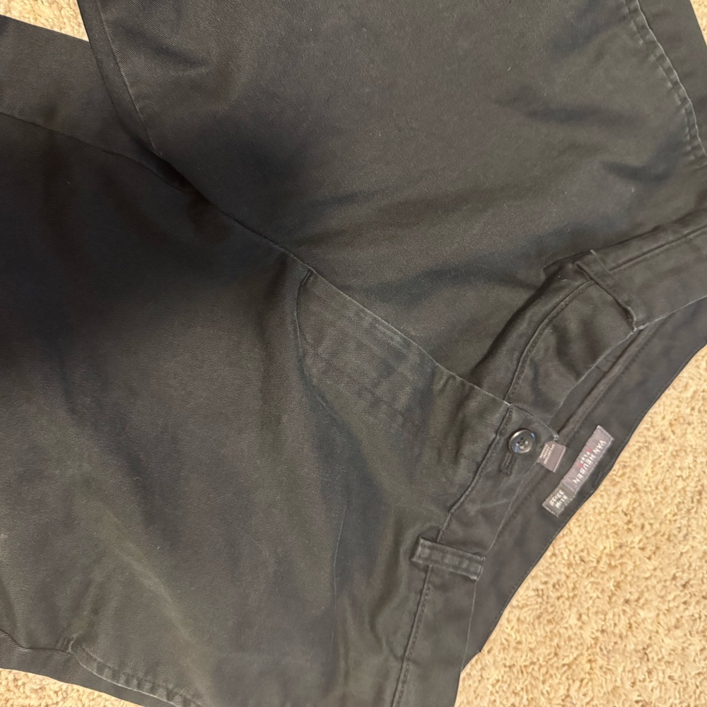 Van Heusen Black Chinos Matte Finish